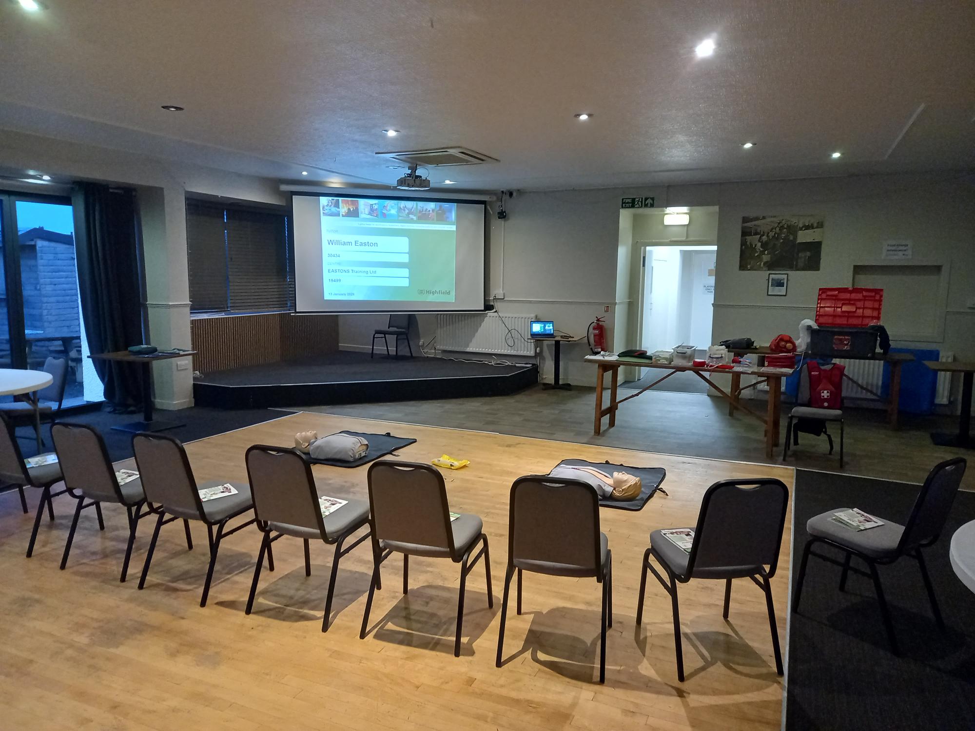 Medical first aid training